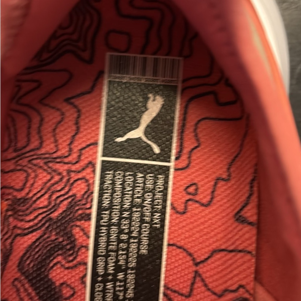 Puma Women's Coral/Mauve Ignite Golf Shoes - Picture 4 of 5